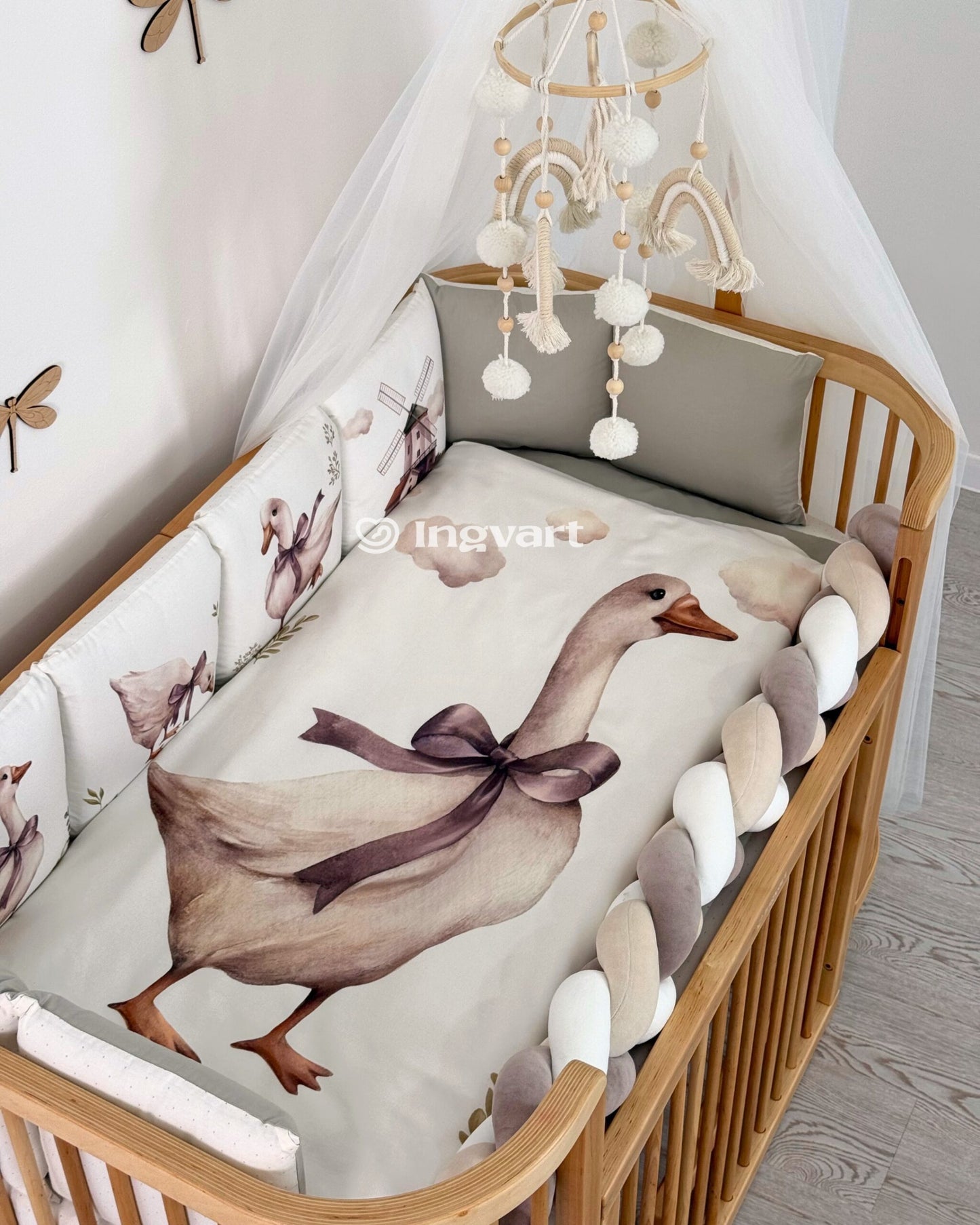 Bettwäsche-Set „Vintage Goose“