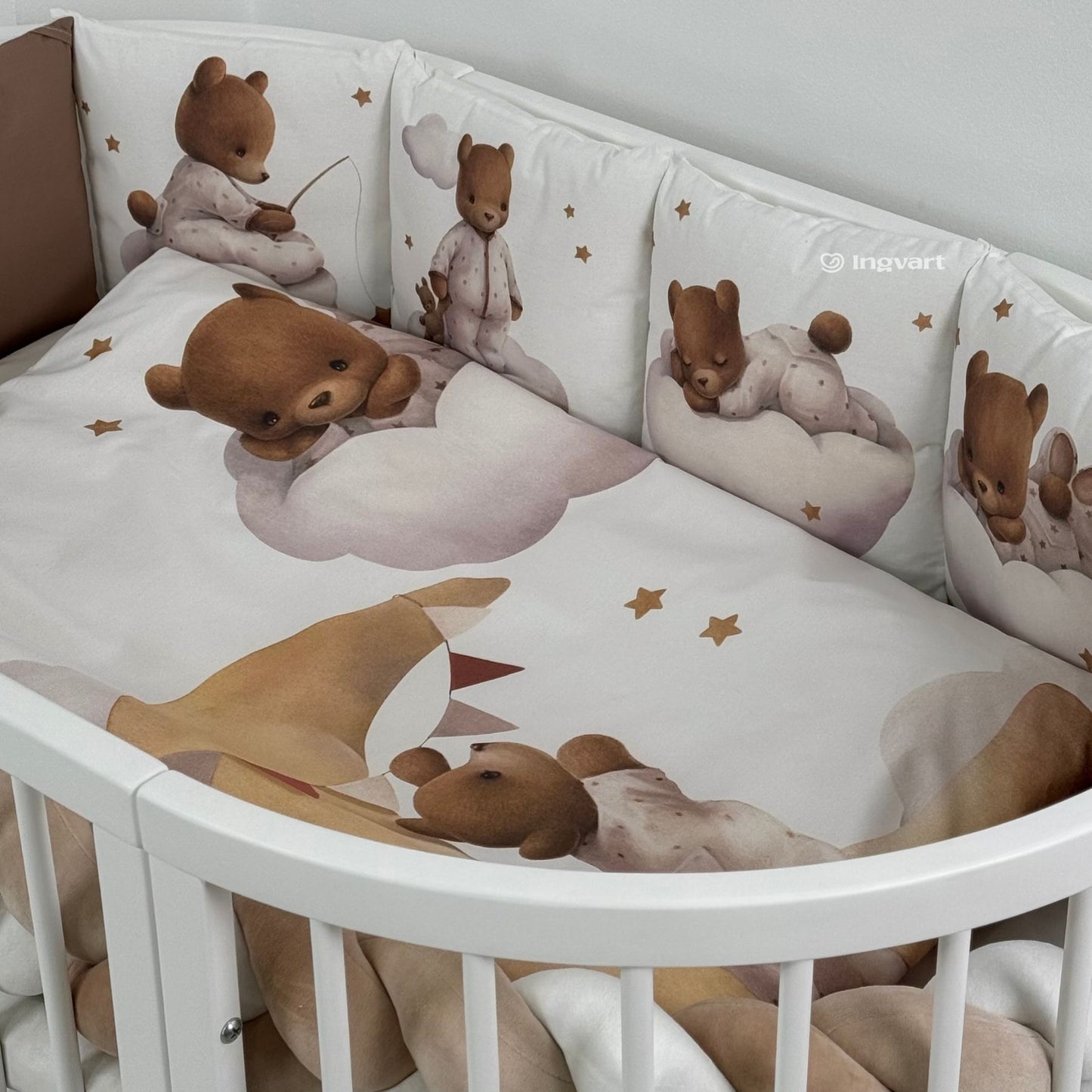 Bettwäscheset „Teddie im Pyjama“