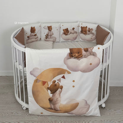 Bettwäscheset „Teddie im Pyjama“