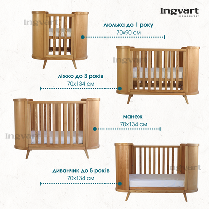 Boho-Schlafsofa mit beweglicher Wand