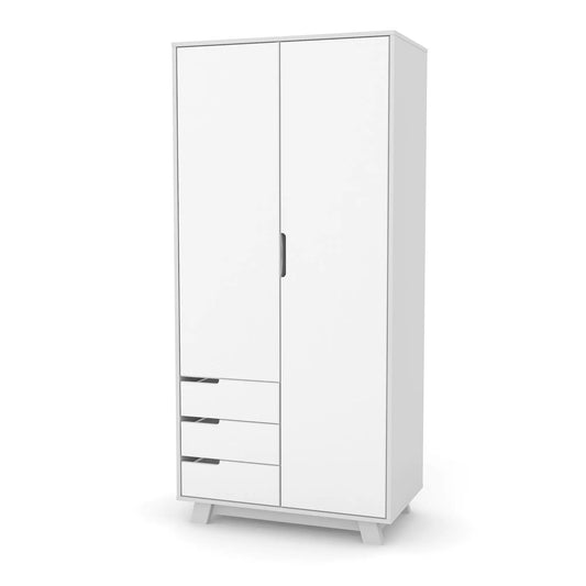 Veres Manhattan 850 Kinderkleiderschrank mit Schubladen, zweiflügelig (85x47x182,5 cm)
