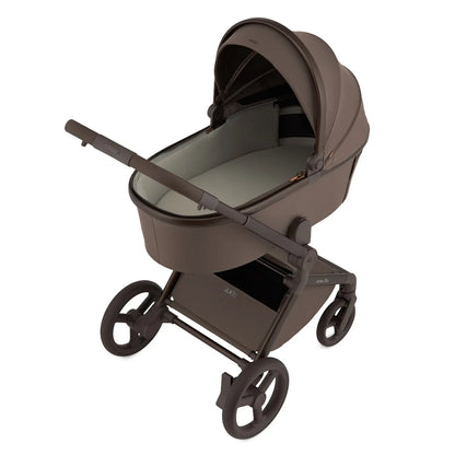 BUNDLE SET: ANEX FLO BROWNY Kombi-Kinderwagen 4in1 inkl. NUNA ARRA FLEX BABYSCHALE & BASE NEXT