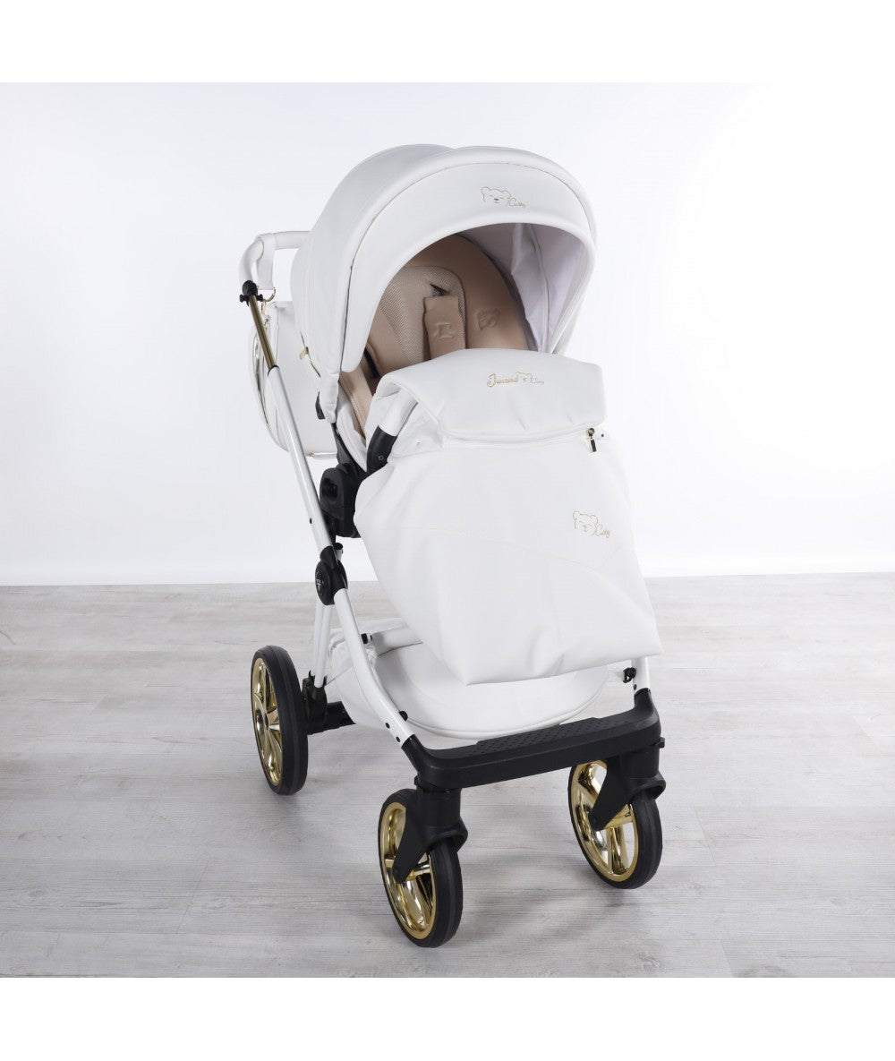 Junama Diamond Cubby Kombi-Kinderwagen - White