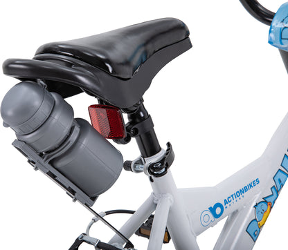 Kinderfahrrad Donaldo 12 Zoll, V-Brake-Bremsen, höhenverstellbar, Stützräder, Korb