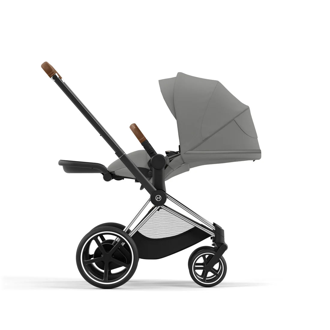 CYBEX e-PRIAM Set Gestell in Chrome Brown - Mirage Grey