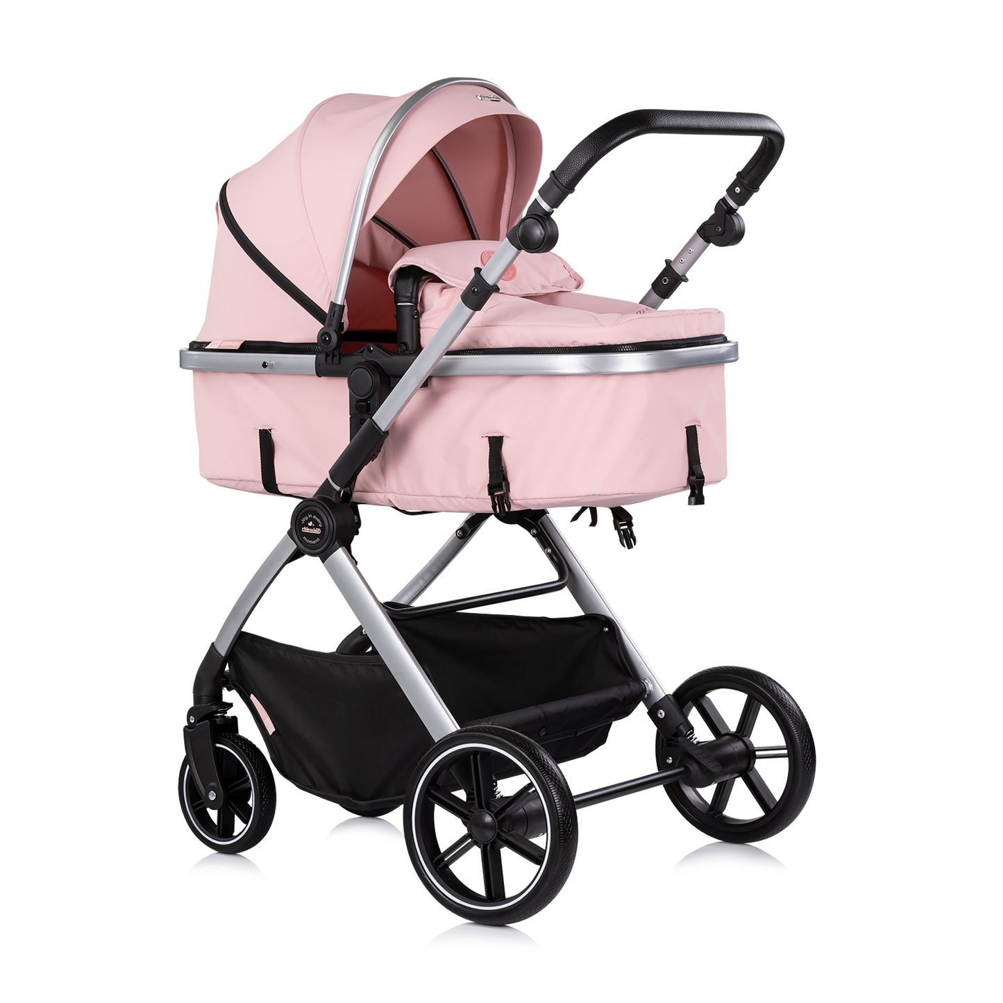 3-in-1 BABY-TRANSFORMATIONSKINDERWAGEN "PEARL" - PUDERROSA