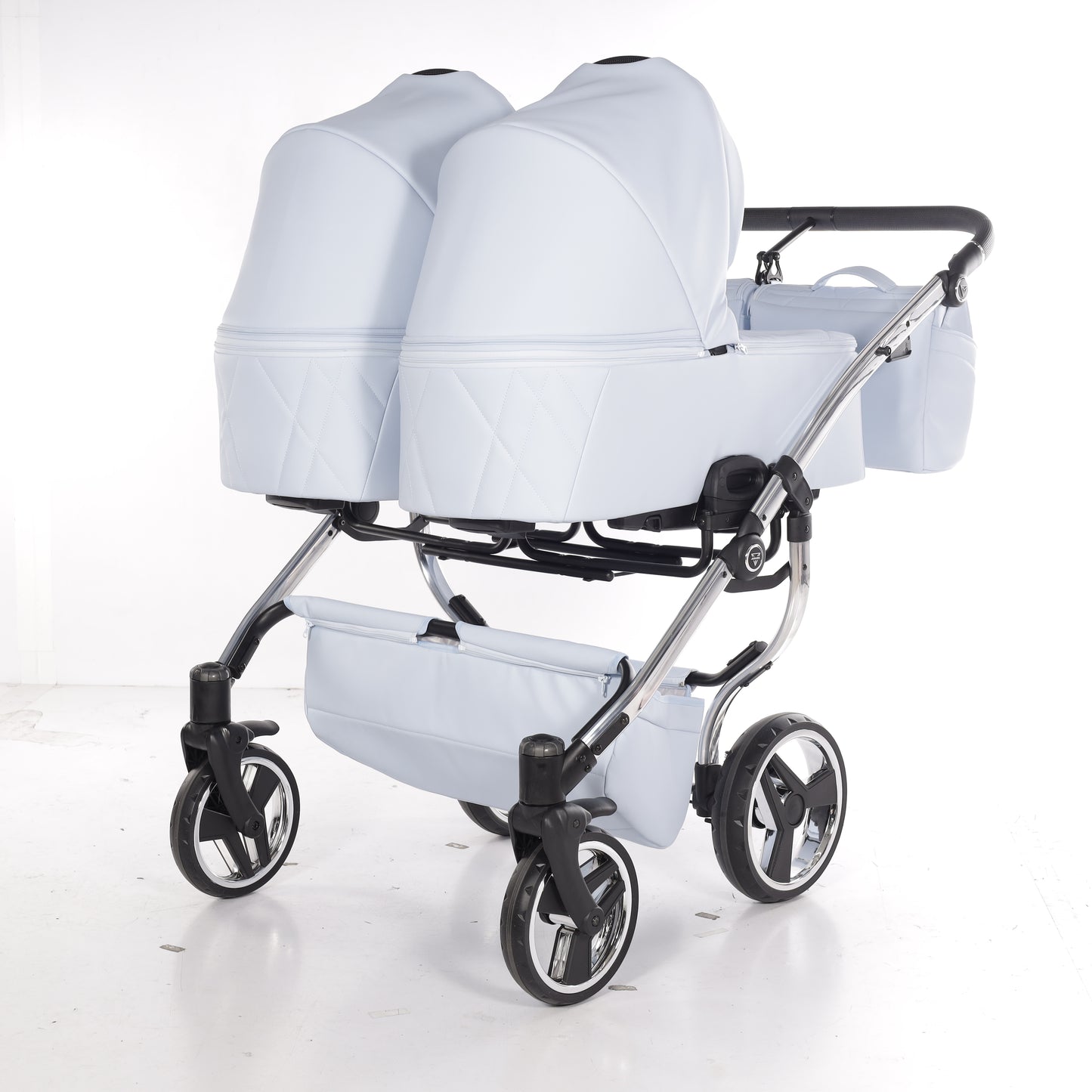 Zwillings-/Geschwisterwagen JUNAMA DUO V3 - ECO BLAU