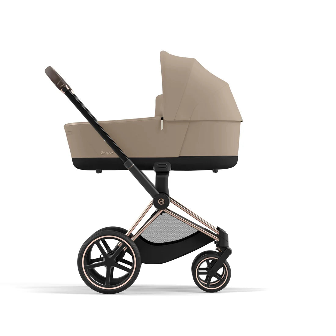 CYBEX PRIAM Set Gestell in Roségold - Cozy Beige