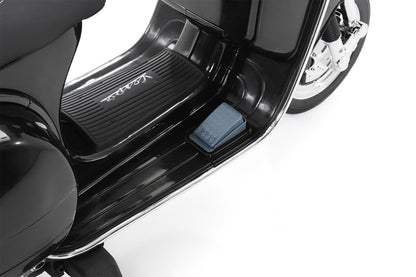 Kinder-Elektroroller Vespa, lizenziert, EVA-Reifen, LED-Scheinwerfer, Koffer, Soundmodul, Stützräder