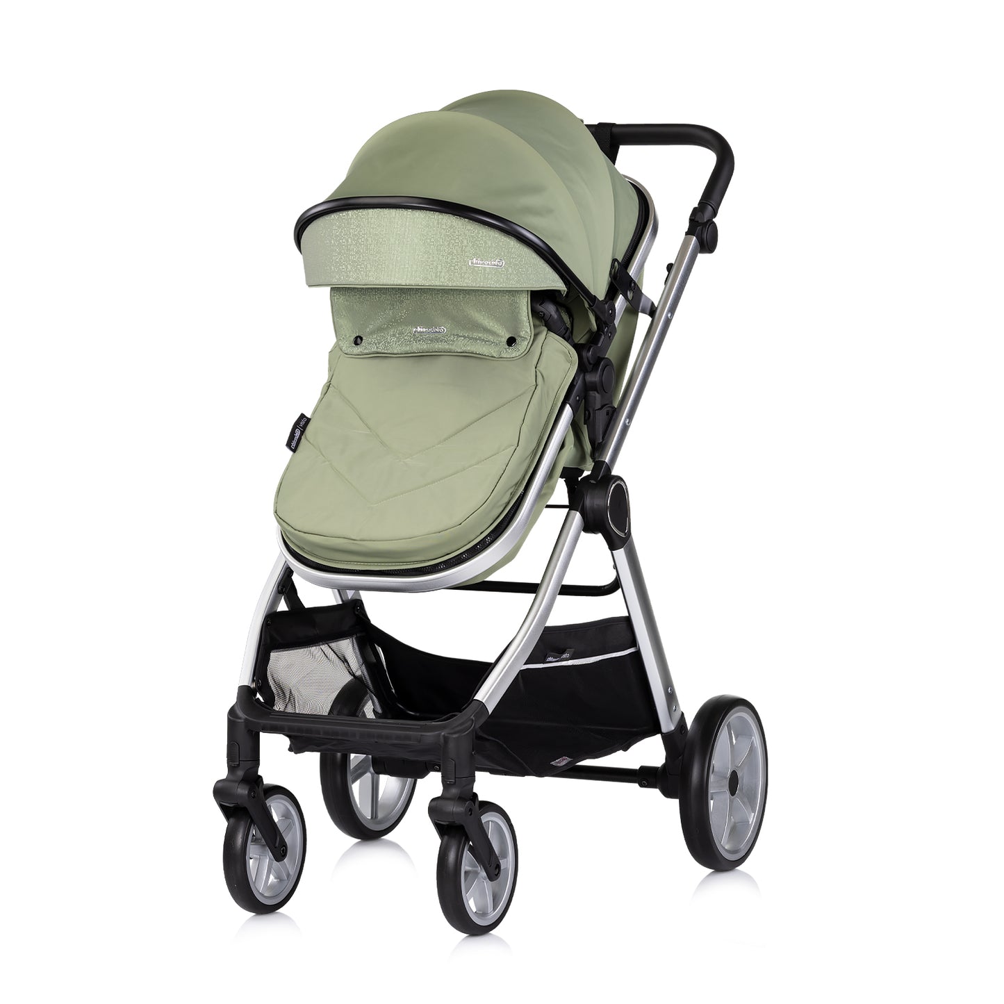 3-in-1 VERWANDELBARER KINDERWAGEN „VISTA“ BASILIKUM