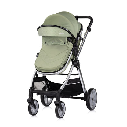 3-in-1 VERWANDELBARER KINDERWAGEN „VISTA“ BASILIKUM