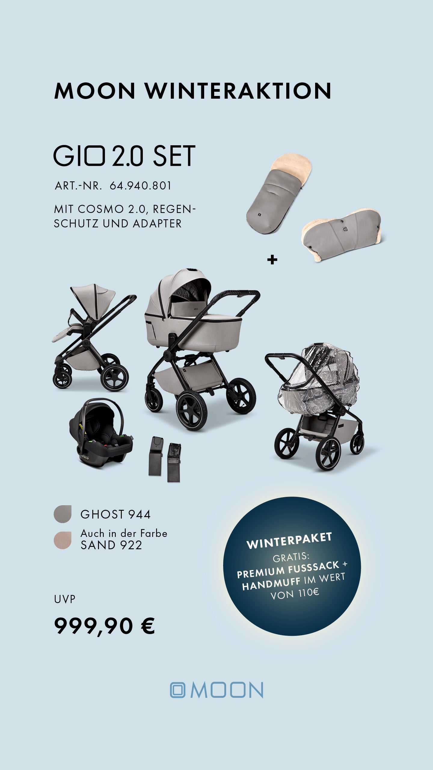 MOON GIO 2.0 SET - WINTERPAKET ANGEBOT