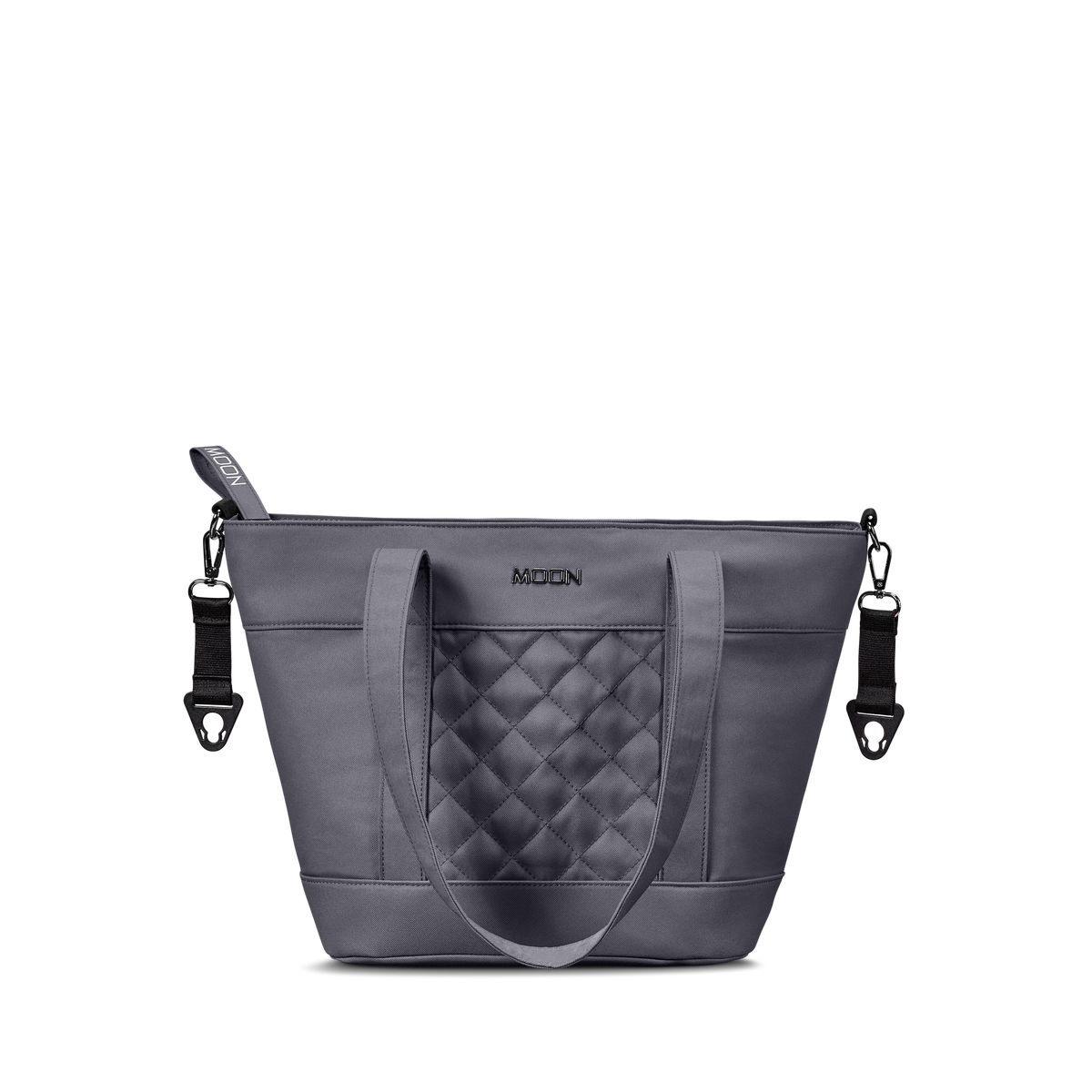 MOON - V-SHAPE BAG graphite