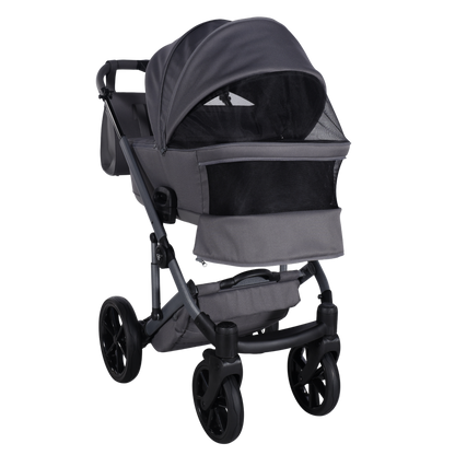 Junama Diamond Termo Ellegante Kombi-Kinderwagen - Dark Grey