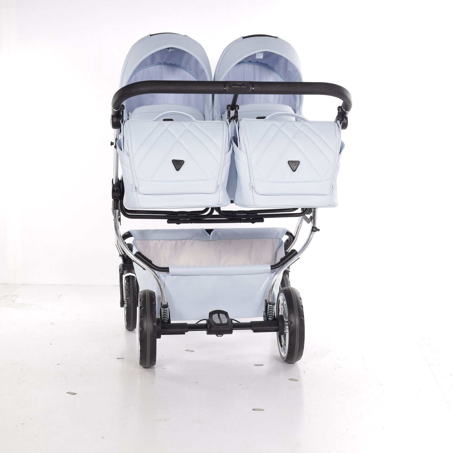 Zwillings-/Geschwisterwagen JUNAMA DUO V3 - ECO BLAU