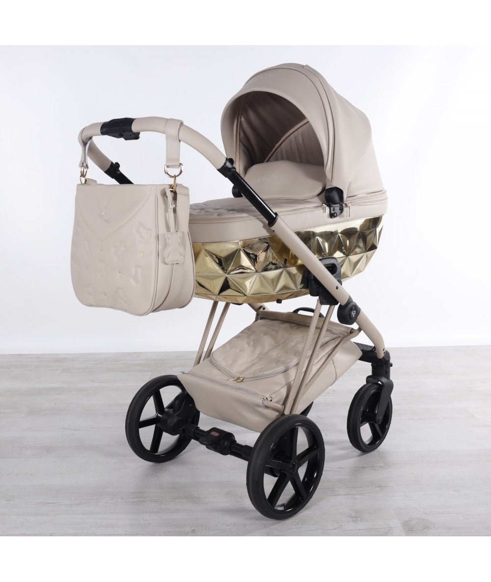Junama Diamond Cubby Kombi-Kinderwagen - Beige
