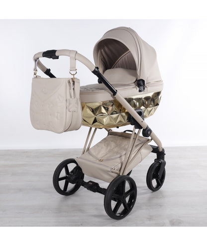 Junama Diamond Cubby Kombi-Kinderwagen - Beige