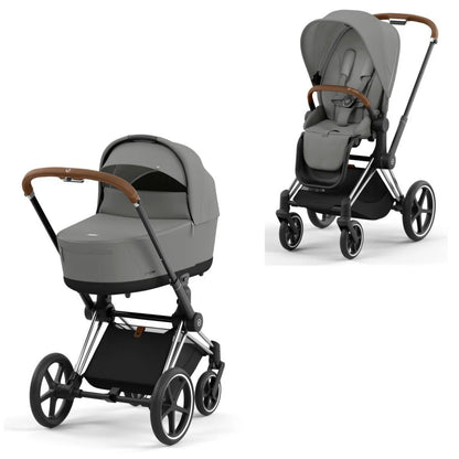 CYBEX PRIAM Set Gestell in Chrome Brown - Mirage Grey