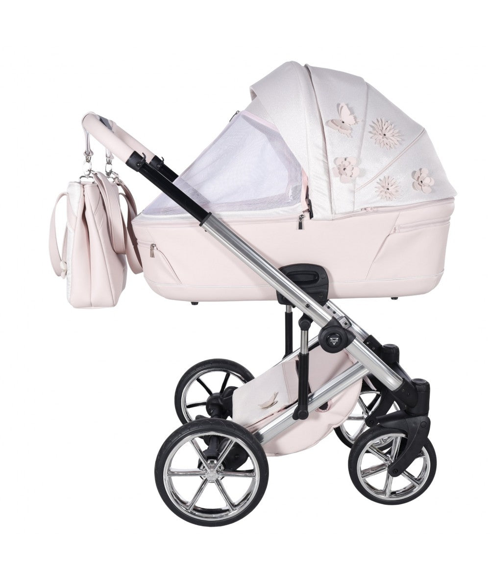 Junama Diamond Le Fleur Kombi-Kinderwagen - Pink