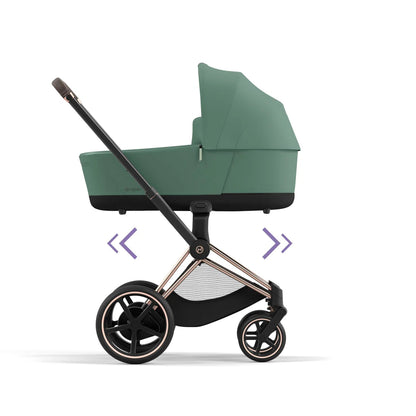 CYBEX e-PRIAM Set Gestell in Roségold - Leaf Green