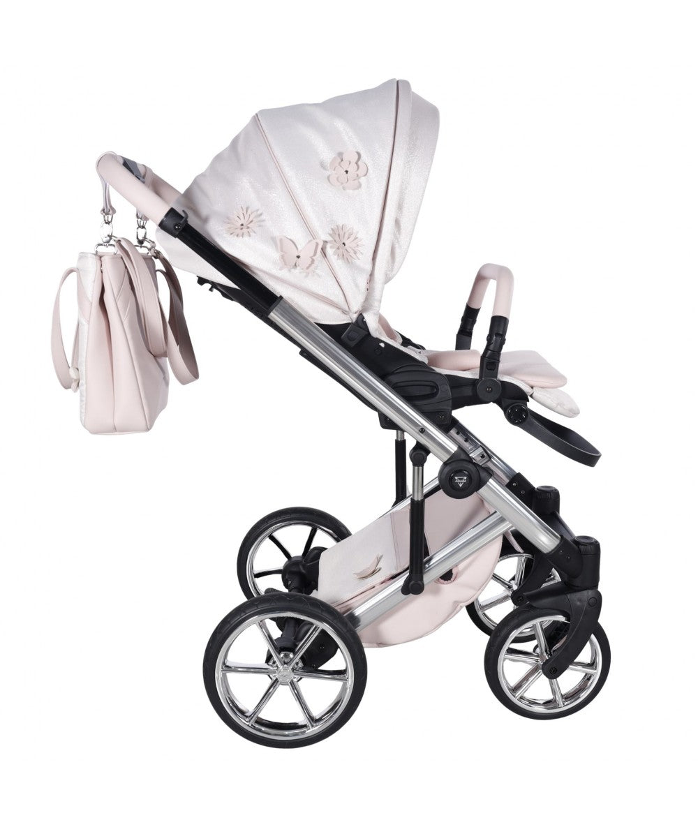 Junama Diamond Le Fleur Kombi-Kinderwagen - Pink
