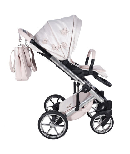 Junama Diamond Le Fleur Kombi-Kinderwagen - Pink
