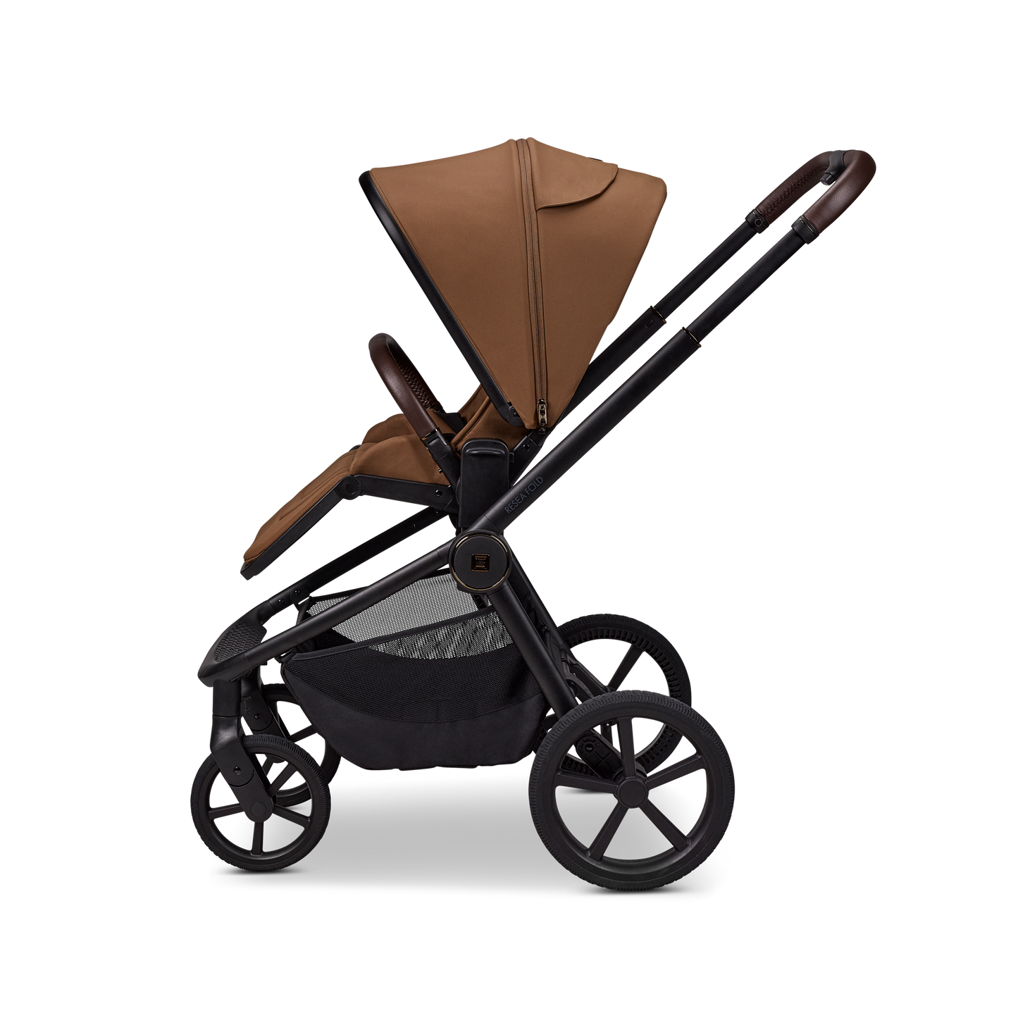 MOON 2in1 Kombikinderwagen RESEA Fold - Cognac