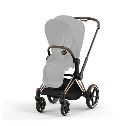 CYBEX PRIAM Set Gestell in Roségold - Sepia Black