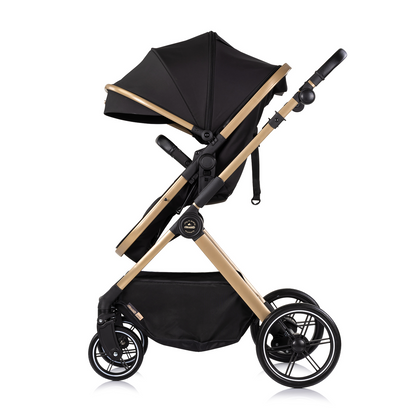 3-in-1 BABY-TRANSFORMATIONSKINDERWAGEN "PEARL" - NOIR