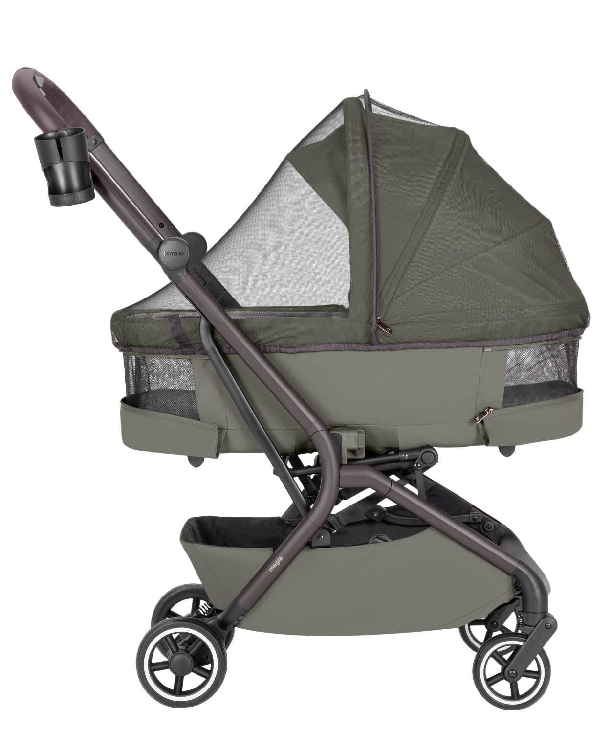 2-in-1 Kinderwagen „CARRELLO MAGIA“ - Malted Green