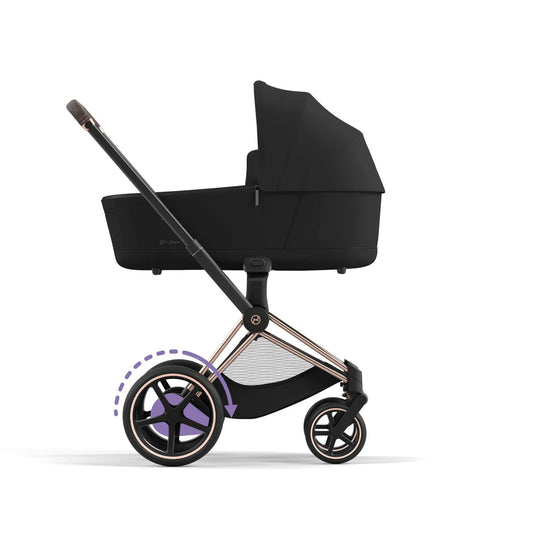 CYBEX e-PRIAM Set Gestell in Roségold - Sepia Black