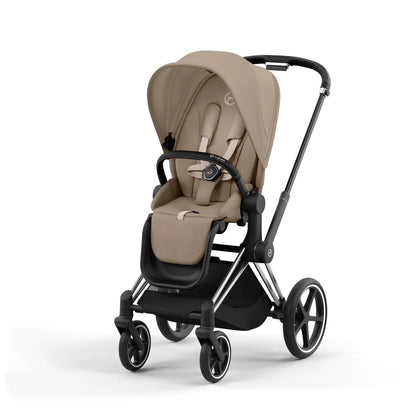 CYBEX PRIAM Set Gestell in Chrome Black - Cozy Beige