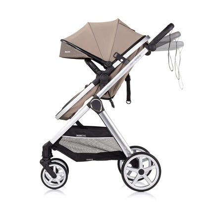 3-in-1 VERWANDELBARER KINDERWAGEN „VISTA“ TIRAMISU