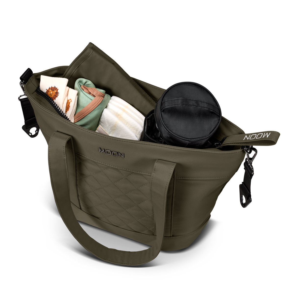 MOON - V-SHAPE BAG moss