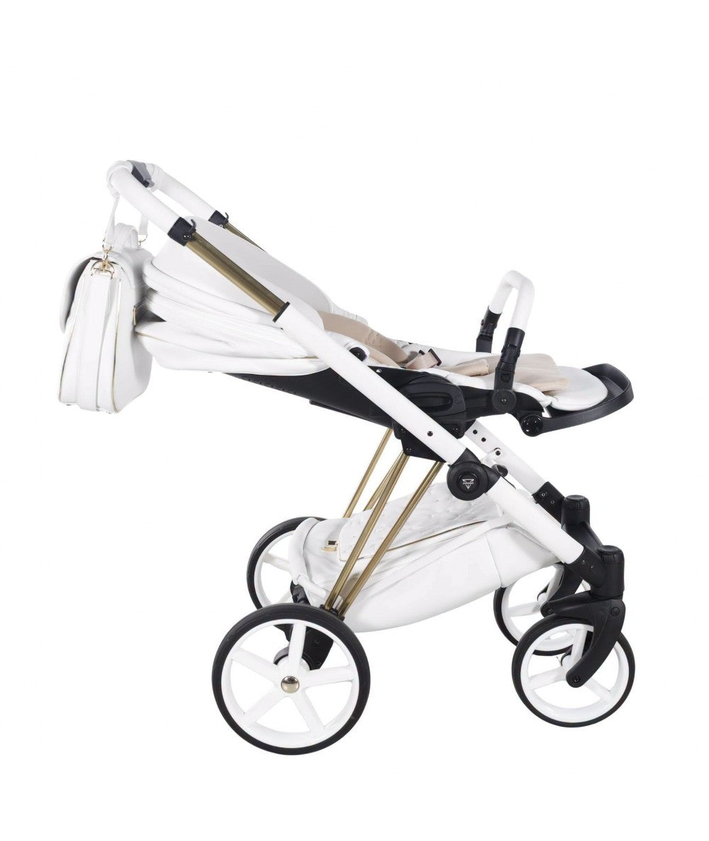 Junama Diamond Cubby Kombi-Kinderwagen - White