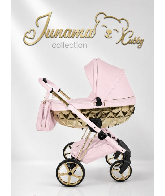 Junama Diamond Cubby Kombi-Kinderwagen - Pink