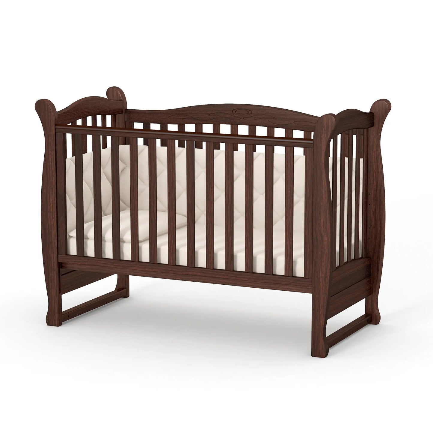 Veres LD15 Babybett (120x60 cm) • Klassisches Modell aus Holz