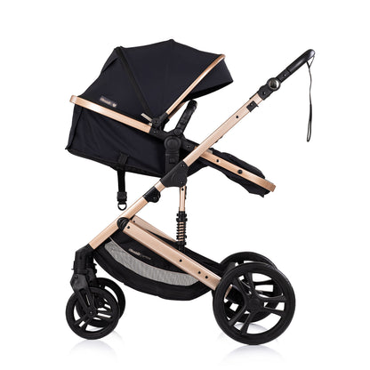3-in-1 VERWANDELBARER KINDERWAGEN „AMORE“ NOIR