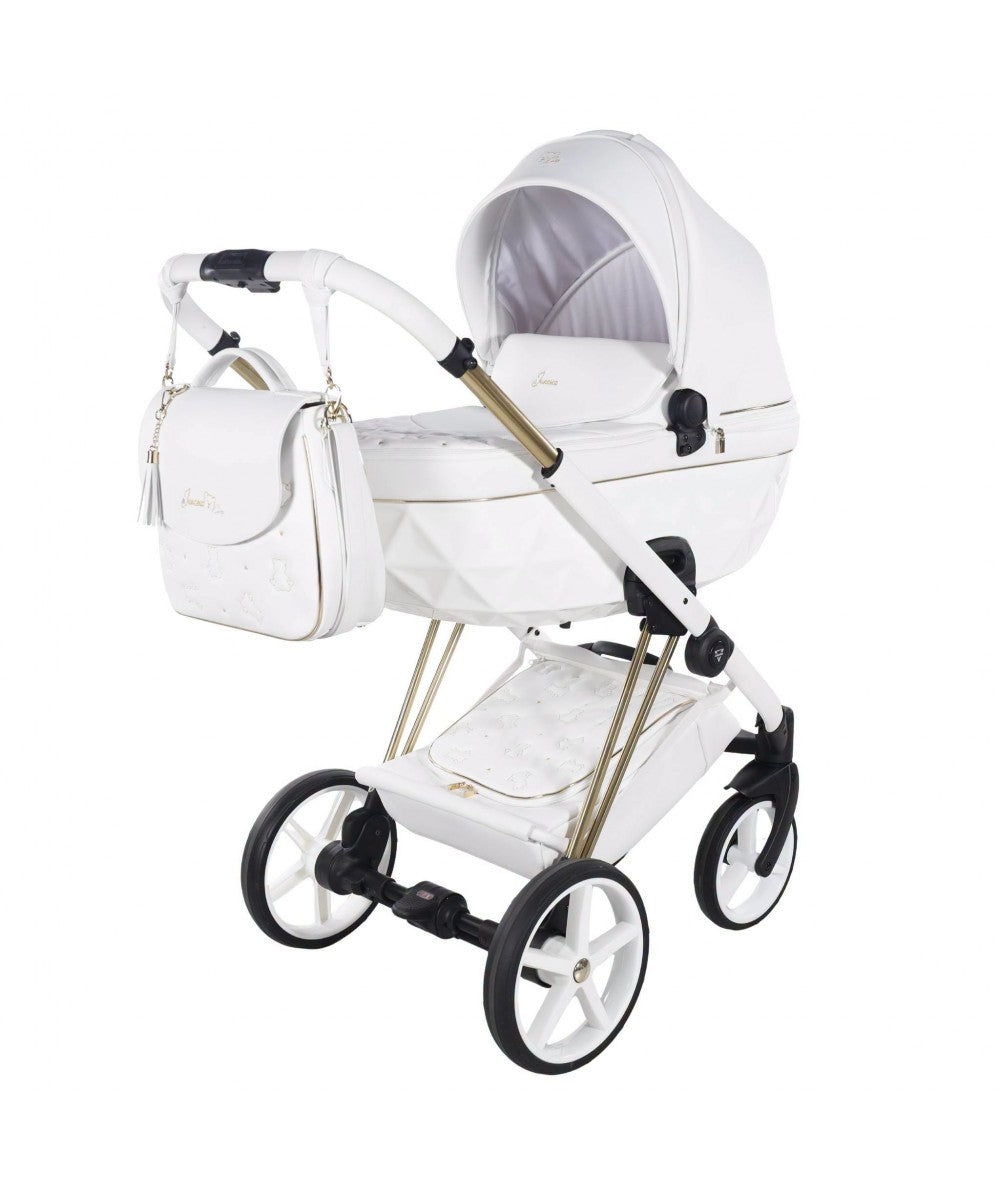 Junama Diamond Cubby Kombi-Kinderwagen - White