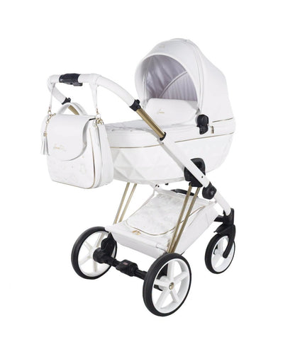Junama Diamond Cubby Kombi-Kinderwagen - White
