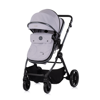 3-in-1 BABY-TRANSFORMATIONSKINDERWAGEN "PEARL" - PLATINUM