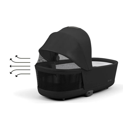 CYBEX e-PRIAM Set Gestell in Chrome Black -  Cozy Beige