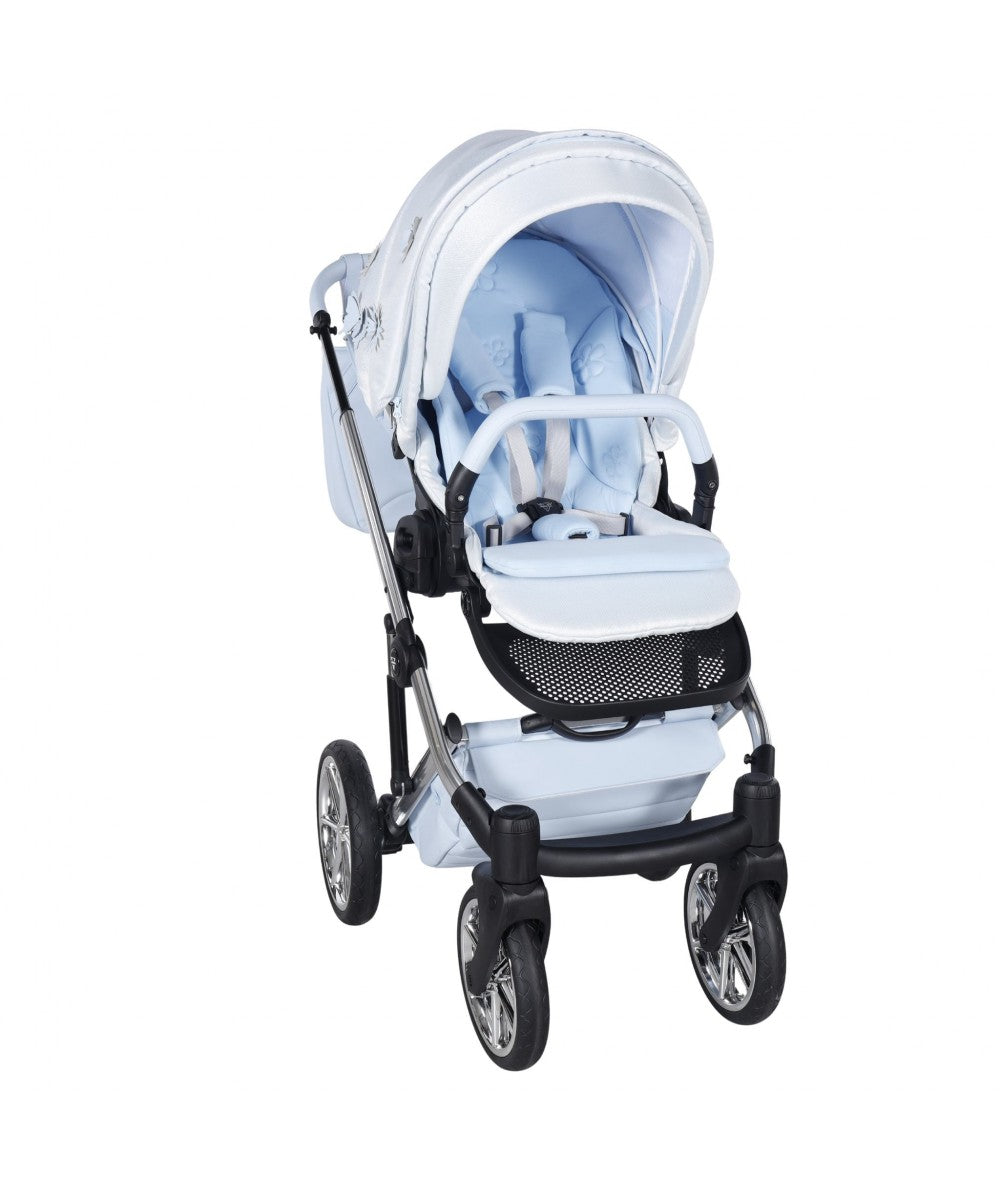 Junama Diamond Le Fleur Kombi-Kinderwagen - Blue