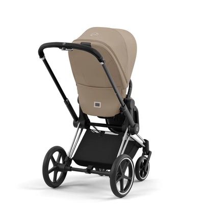 CYBEX PRIAM Set Gestell in Chrome Black - Cozy Beige