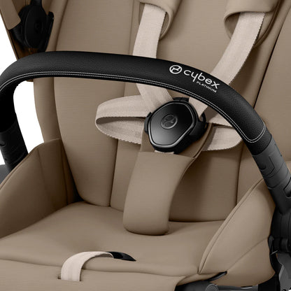 CYBEX PRIAM Set Gestell in Matt Black - Cozy Beige