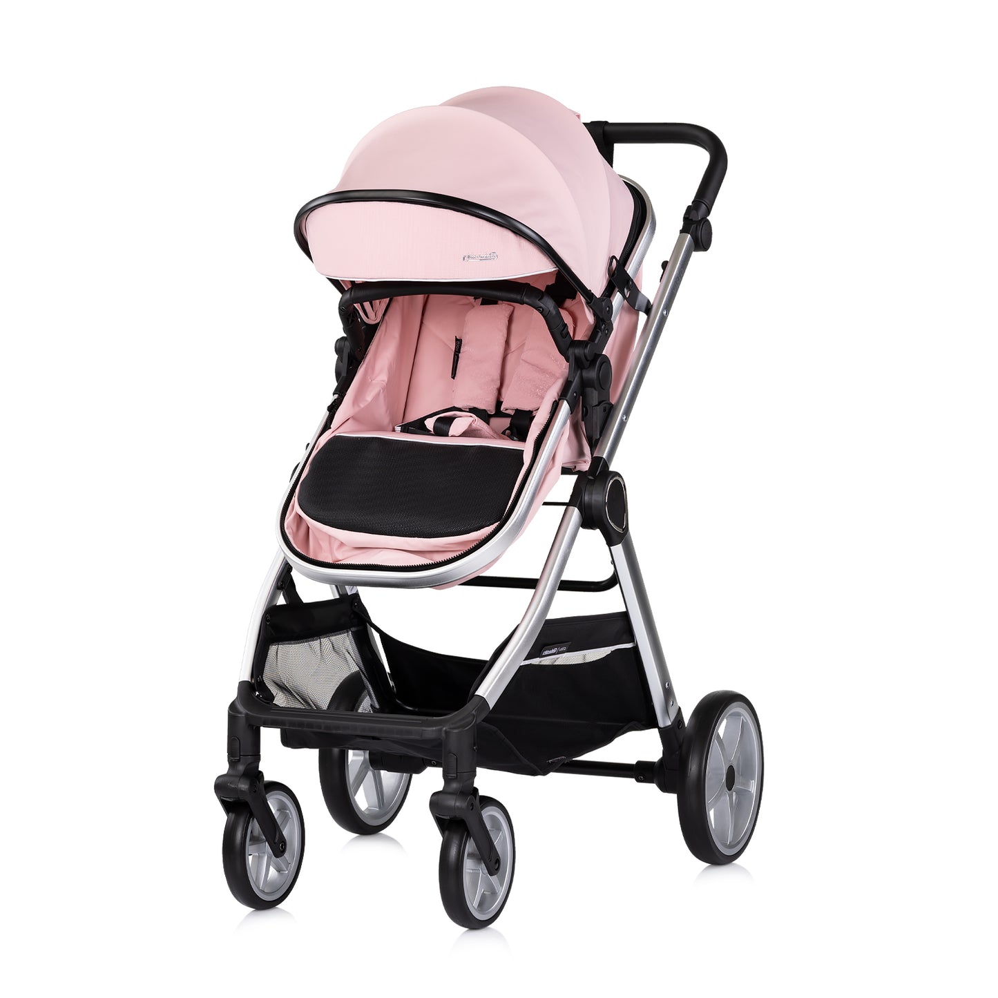 3-in-1 VERWANDELBARER KINDERWAGEN „VISTA“ MARSHMALLOWPINK