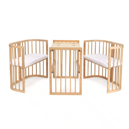 QUADRATISCHES BABYBETT - WALDIN NATUR