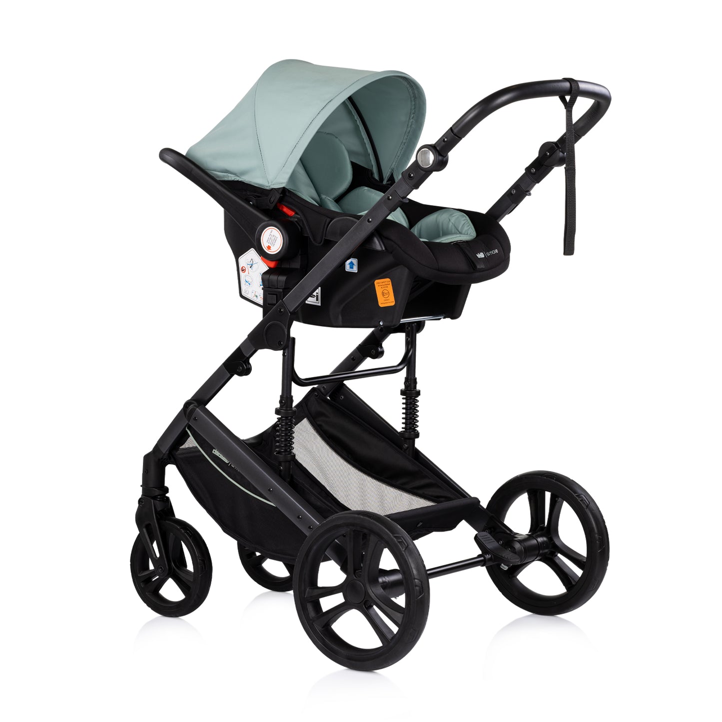 3-in-1 VERWANDELBARER KINDERWAGEN „AMORE“ MATCHA
