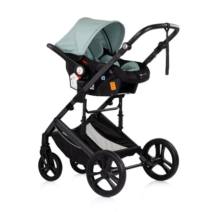 3-in-1 VERWANDELBARER KINDERWAGEN „AMORE“ MATCHA