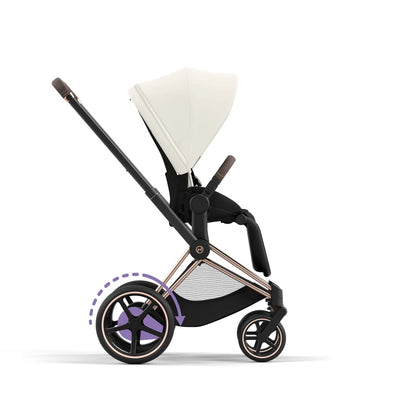 CYBEX e-PRIAM Set Gestell in Roségold - Off White